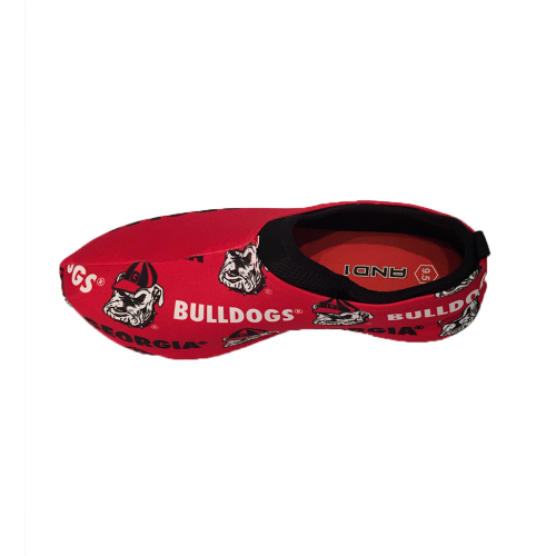 G Logo Georgia Bulldogs Sparkle Stretch Knit Gloves 