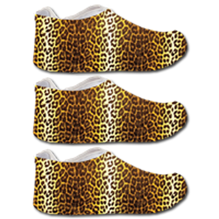 Gold Cheetah Sneakerskins Stretch Fit 3 Pack