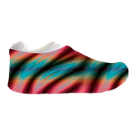 Multi-Color Zebra Sneakerskins Stretch Fit 12 Pairs