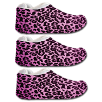 Pink Cheetah Sneakerskins Stretch Fit 3 Pack